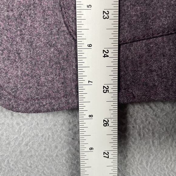 Faconnable Blazer Womens 8 Purple Wool Two Button Tailored Jacket EUR 40 France - Picture 8 of 8